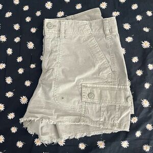 Green cargo shorts 6